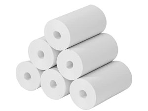 6 Rolls Print Paper for Kids Instant Print Camera BPA Free Refill Print Paper Works with MINIBEAR