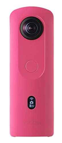 Ricoh THETA SC2 PINK 360°Camera 4K Video with image stabilization High image quality High-speed data transfer Beautiful portrait shooting with face detection Thin & Lightweight For iPhone Ricoh THETA SC2 PINK 360°Camera 4K Video with image stabilization High image quality High-speed data transfer Beautiful portrait shooting with face detection Thin & Lightweight For iPhone