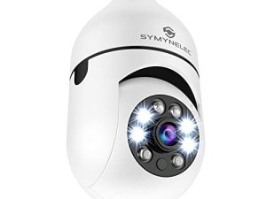 SYMYNELEC 2K Light Bulb Security Camera
