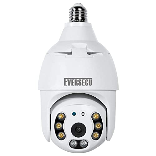 EVERSECU 2K 4.0MP Light Bulb Security Camera Outdoor Wireless EVERSECU 2K 4.0MP Light Bulb Security Camera Outdoor Wireless