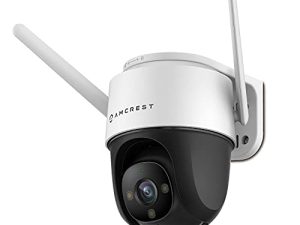 Amcrest 4MP Outdoor PT WiFi IP Camera Pan Tilt Zoom (Digital 16x) SmartHome WiFi Camera Security Speed Dome