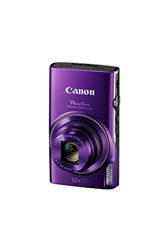 Canon PowerShot ELPH 360 Digital Camera w/ 12x Optical Zoom and Image Stabilization - Wi-Fi & NFC Enabled (Purple) Canon PowerShot ELPH 360 Digital Camera w/ 12x Optical Zoom and Image Stabilization - Wi-Fi & NFC Enabled (Purple)