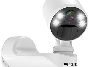 SOLIOM P60 Mini with 330° Pan Rotation Security Cameras Wireless Outdoor