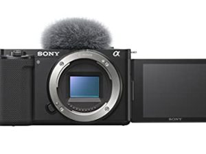 Sony Alpha ZV-E10 - APS-C Interchangeable Lens Mirrorless Vlog Camera - Black