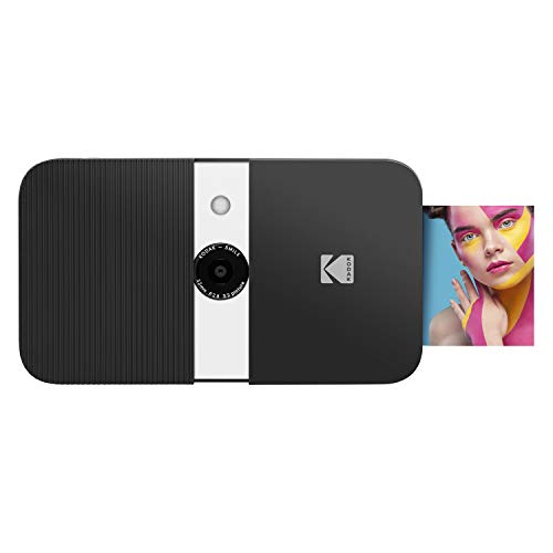 KODAK Smile Instant Print Digital Camera – Slide-Open 10MP Camera w/2x3 Zink Printer (Black/ White) KODAK Smile Instant Print Digital Camera – Slide-Open 10MP Camera w/2x3 Zink Printer (Black/ White)