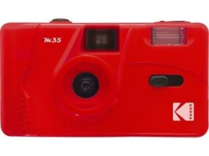 Kodak M35 35mm Film Camera (Flame Scarlet) - Focus Free