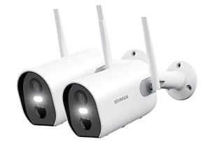 SEHMUA Security Cameras Wireless Outdoor 2 Pack