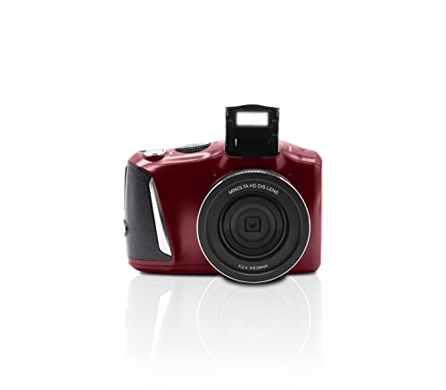 Minolta MND50 48 MP / 4K Ultra HD Digital Camera (Red) Minolta MND50 48 MP / 4K Ultra HD Digital Camera (Red)