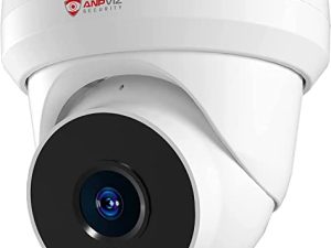 Anpviz 4MP PoE IP Turret Camera with Microphone/Audio