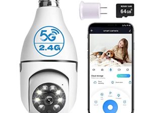 DUDUBOBBY Light Bulb Camera