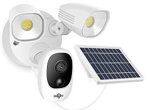 Hiseeu Solar Powered Floodlight Camera Wireless Security Camera