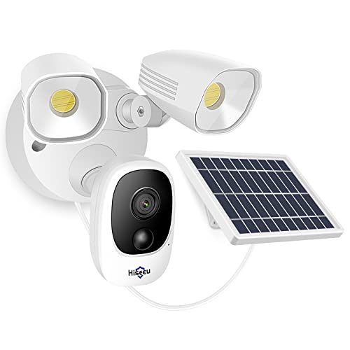 Hiseeu Solar Powered Floodlight Camera Wireless Security Camera Hiseeu Solar Powered Floodlight Camera Wireless Security Camera