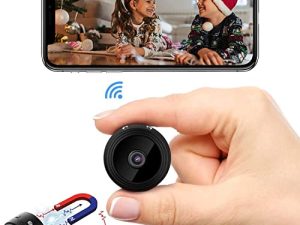 Mini Spy Camera Small 1080P HD Picture Quality Spy Camera Hidden Camera Intelligent Motion Detection Wireless Remote View Home Security Camera