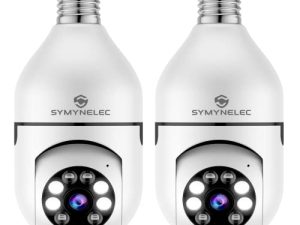 SYMYNELEC 2PCS Light Security Camera
