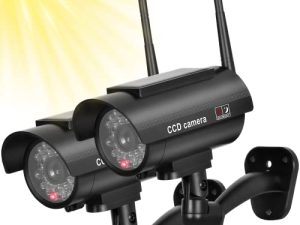 BNT Solar Powered Fake Security Camera