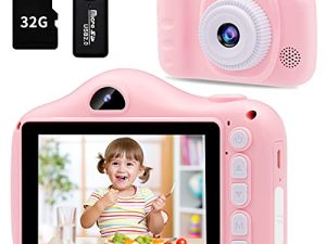Kids Camera- 12MP Kids Digital Camera with 3.5 inch Large Screen for 3-12 Year Old Girls & Boys