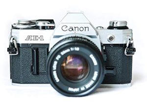 Canon AE-1 35mm Film Camera w/ 50mm 1:1.8 Lens