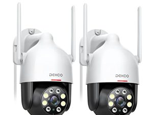 DEKCO 2K Security Camera Outdoor 2Packs
