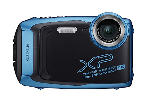 Fujifilm FinePix XP140 Waterproof Digital Camera w/16GB SD Card - Sky Blue Fujifilm FinePix XP140 Waterproof Digital Camera w/16GB SD Card - Sky Blue