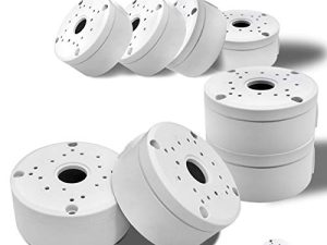 WEILAILIFE {Waterproof Camera Junction Box} Universal Bullet Security Camera Mount Bracket Hide Cable