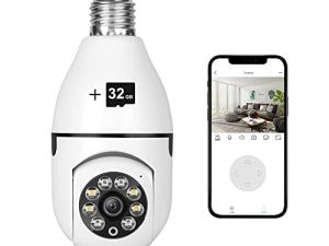 GoldenGU Light Bulb Security Camera