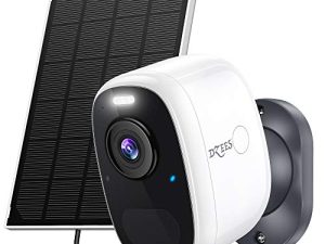 4MP Solar Security Camera Outdoor Wireless WiFi - Dzees 2.5K Color Night Vision Outdoor Security Camera