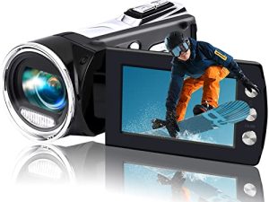 Heegomn Video Camera Camcorder for Kids Full HD 1080P 24MP Digital Cameras Recorder for YouTube TikTok Kid Camcorder 2.7" Rotation Screen Vlogging Camera for Teens Children Beginners