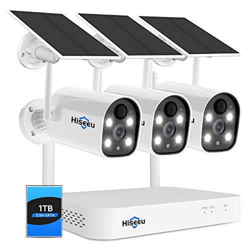 Hiseeu Solar Battery Powered Wireless Security Camera System Hiseeu Solar Battery Powered Wireless Security Camera System