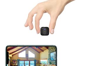 Mini Spy Hidden Camera 4K WiFi Nanny Cam Wireless PIR Small Home Security Cameras with Live Feed 100 Days Standby Motion Detection Alerts Auto Night Vision Tiny Secret Surveillance Camera for Indoor