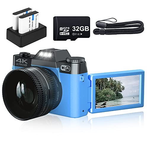 4K Digital Camera for Photography and Video VJIANGER 48MP Vlogging Camera with Flip Screen 4K Digital Camera for Photography and Video VJIANGER 48MP Vlogging Camera with Flip Screen