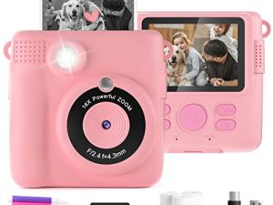 Anchioo Instant Print Camera Toys for Toddlers Age 3-8