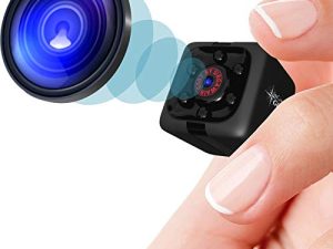 Mini Spy Camera 1080P Hidden Camera - Portable Small HD Nanny Cam with Night Vision and Motion Detection - Indoor Covert Security Camera for Home and Office - Hidden Spy Cam - Built-in Battery
