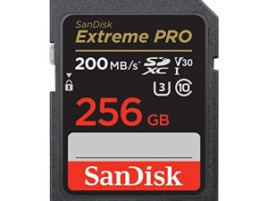 SanDisk 256GB Extreme PRO SDXC UHS-I Memory Card - C10