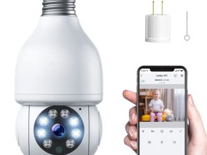 Light Socket Security Camera with Alexa