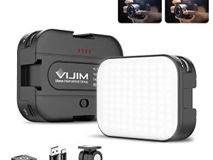 VIJIM VL100C Bi-Color LED Video Light on Camera