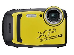Fujifilm FinePix XP140 Waterproof Digital Camera w/16GB SD Card - Yellow