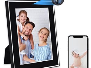 lo.baby.ve Hidden Camera Picture Frame 5G & 2.4G WiFi Spy Camera Photo Frame with Remote Live Stream Security Camera for Home Office Hidden Camera for Keeping Eyes on Kids Parents Pets