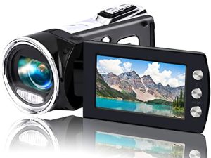 Heegomn Video Camera Camcorder Full HD 1080P 30FPS 24.0MP Vlogging Camera for YouTube TikTok 2.8 Inch 270 Degree Rotation Screen Digital Video Camera Recorder Camcorders for Kids Teens Beginners