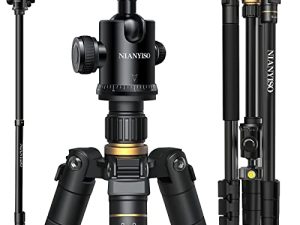 77” DSLR Camera Tripod for Travel - NIANYISO Compact Tripod for Camera
