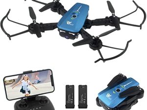 Drones with Camera for Adults/Kids/Beginners - Christmas Gifts Foldable 1080P Drone with Camera