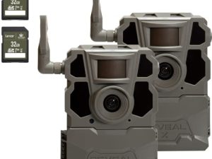 TACTACAM Reveal X Gen 2.0 LTE Cellular Trail Camera (2 PK) + Two 32GB SD Cards