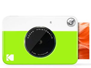 KODAK Printomatic Digital Instant Print Camera - Full Color Prints On ZINK 2x3" Sticky-Backed Photo Paper (Green) Print Memories Instantly