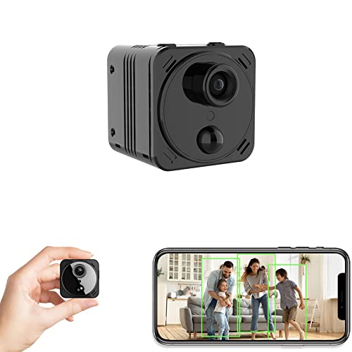 4K Mini Spy Camera WiFi Hidden Wireless Nanny Cam Small Indoor Home Security Secret Cameras Tiny Micro Surveillance Camera with Night Vision AI Human Detection PIR Long-Lasting Battery Life 4K Mini Spy Camera WiFi Hidden Wireless Nanny Cam Small Indoor Home Security Secret Cameras Tiny Micro Surveillance Camera with Night Vision AI Human Detection PIR Long-Lasting Battery Life