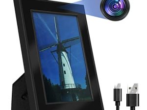 VERRNY Spy Hidden Camera Photo Frame HD 1080P Mini Camera Security Nanny Cam with Motion Detection for Home