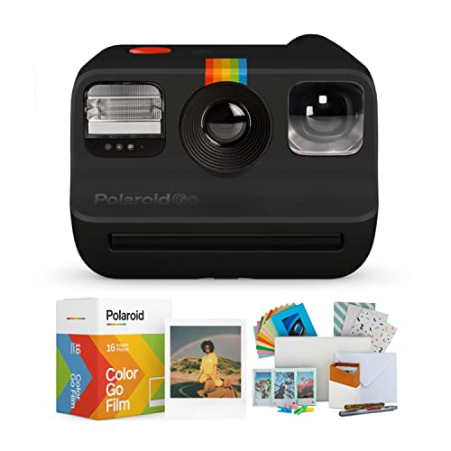 Polaroid Go Instant Camera (Black) with Film Double Packs and Everything PhotoBox Kit Bundle (3 Items) Polaroid Go Instant Camera (Black) with Film Double Packs and Everything PhotoBox Kit Bundle (3 Items)
