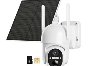 4G LTE Cellular Security Camera Include SD&SIM Card (Support Verizon AT&T T-Mobile)