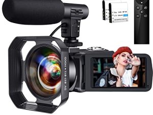 SEREE TECH 2.7K 30 FPS Video Camera 30MP 16X Digital Camera Video Camera for YouTube 3.0 inch Flip Screen Camcorder Vlogging Camera with 2.4G Remote Control