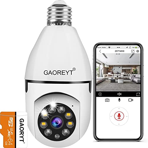 GAORYT Light Bulb Camera GAORYT Light Bulb Camera