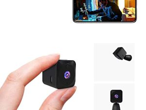Spy Camera WiFi Hidden Camera 4K HD Mini Spy Cam for Home Security Easy to Use Wireless Indoor Smallest Camera with Motion Detection Night Vision