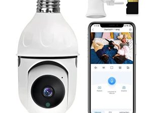 WOOLINK 3MP Light Bulb Camera